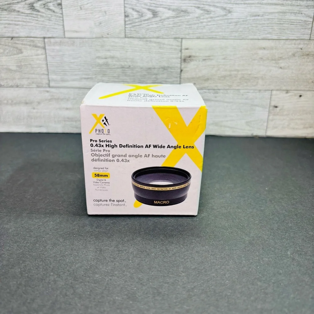 Xit Pro 58mm 0.43x High Definition AF Wide Angle Lens for Digital & video camera